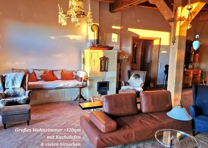 Apartamento Scheunenloft Usedom-4, Grosszuegige Familienoase, Hunde-freundlich Mit Riesigem Garten Mellenthin